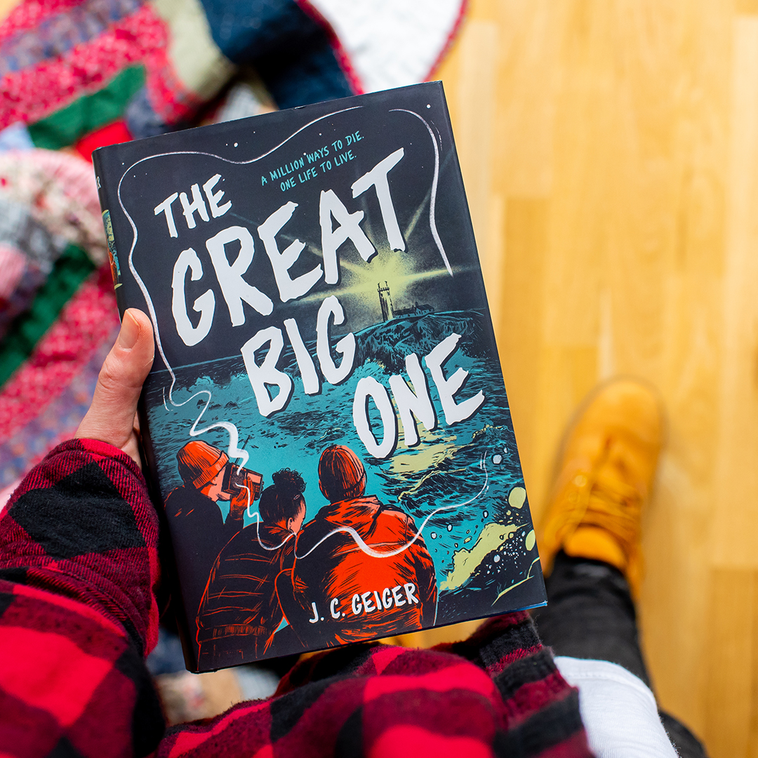 Instagram image of the book The Great Big One by J. C. Geiger