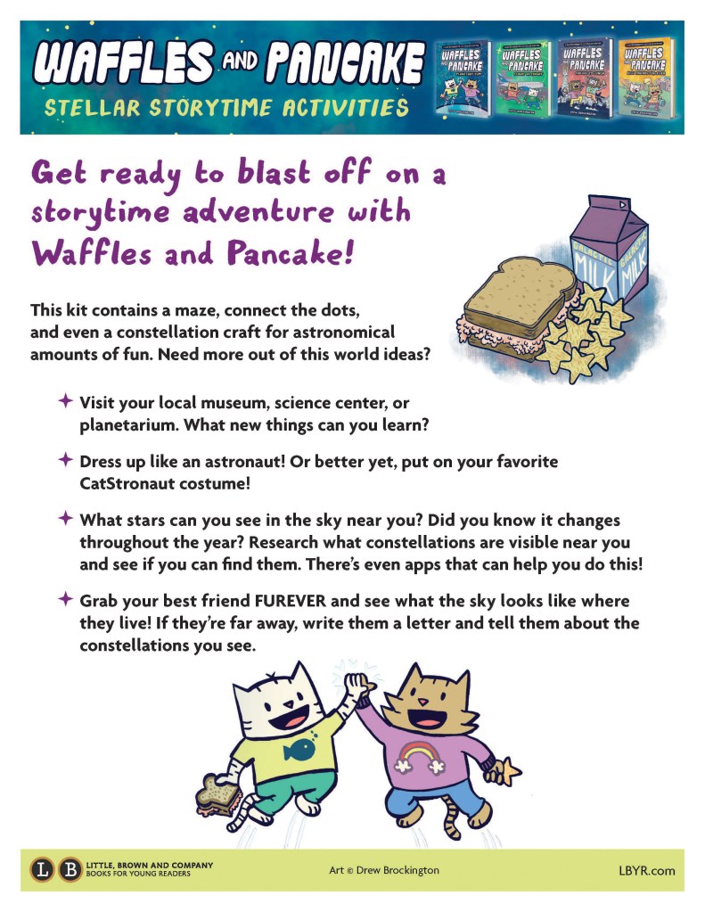 LBYR - First page of the 'Waffles and Pancake' storytime kit