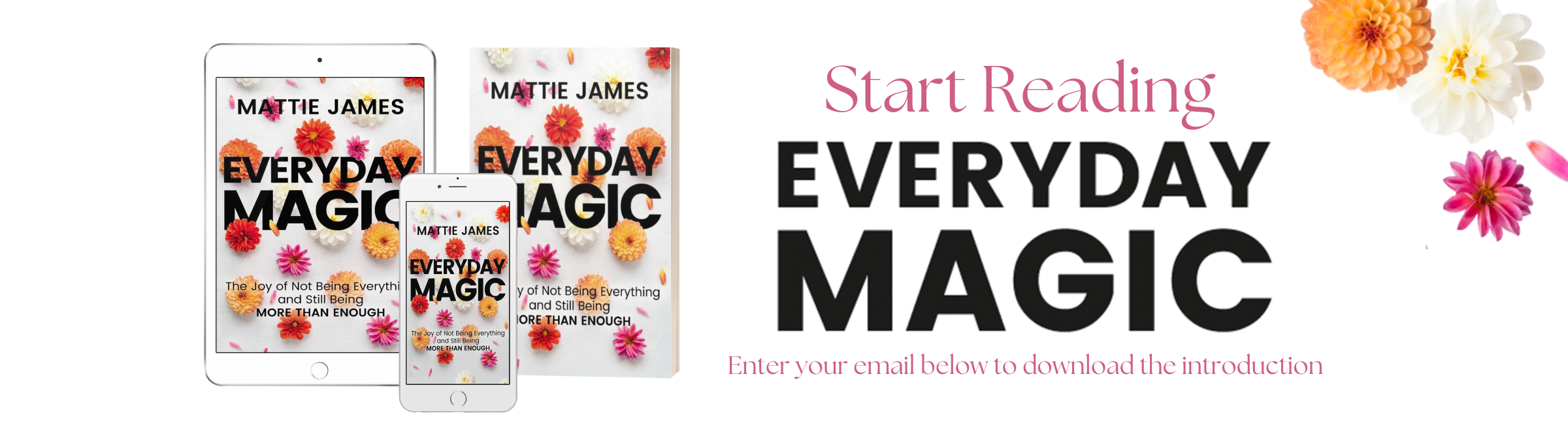 Start reading everyday magic by mattie james