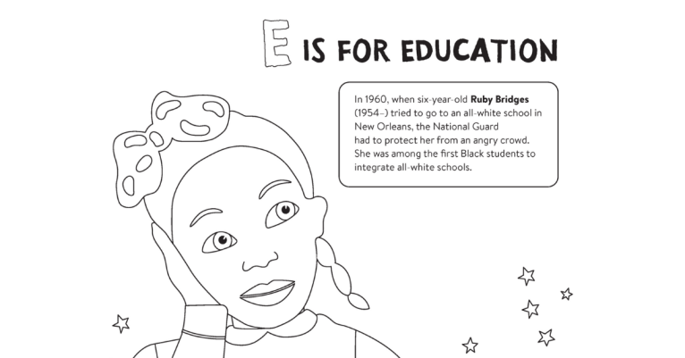 The ABCs of Black History Coloring Pages