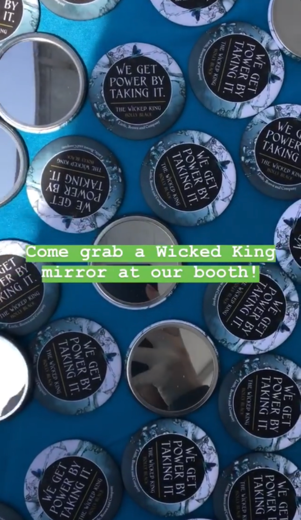 NOVL - Image of 'The Wicked King' pocket mirrors