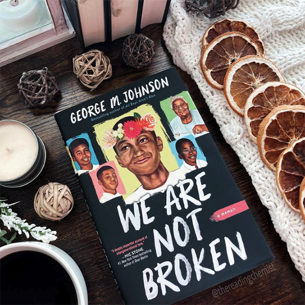 NOVL - Instagram image of the book cover for 'We Are Not Broken' by George M. Johnson