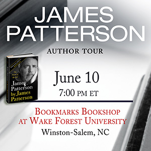 James Patterson on Tour Bookmarks Bookshop