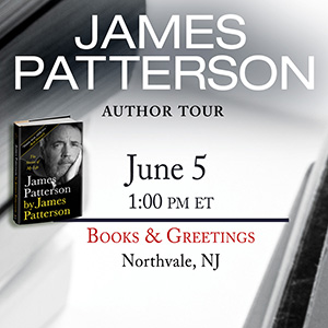 James Patterson on Tour Books and Greetings