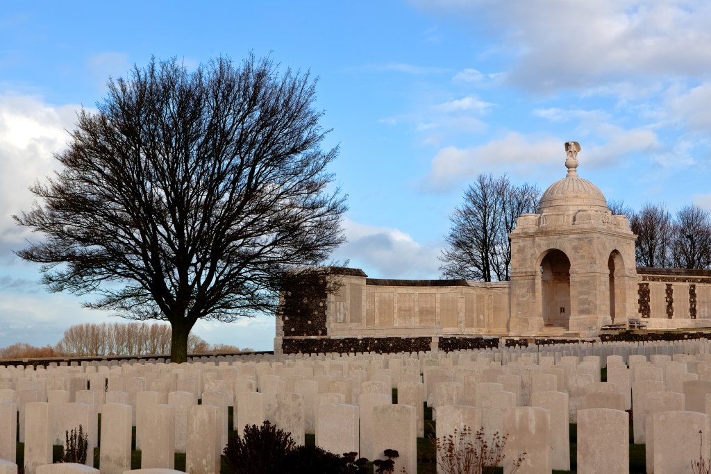 Tyne Cot Cemetery near Ypres