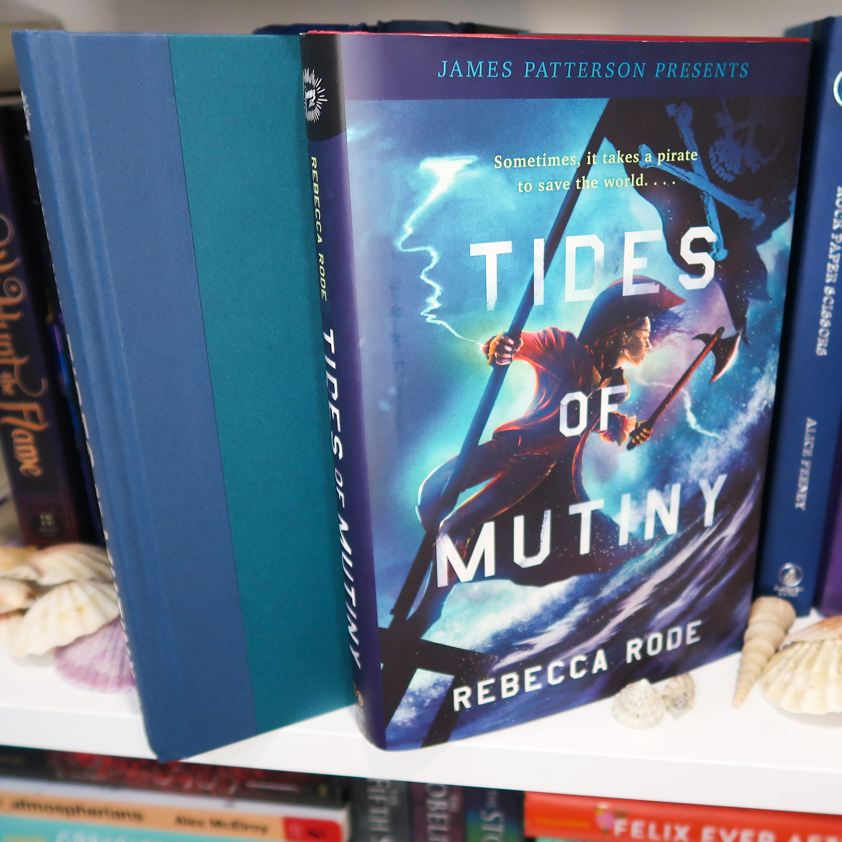 Instagram image of the book "Tides of Mutiny" by Rebecca Rode