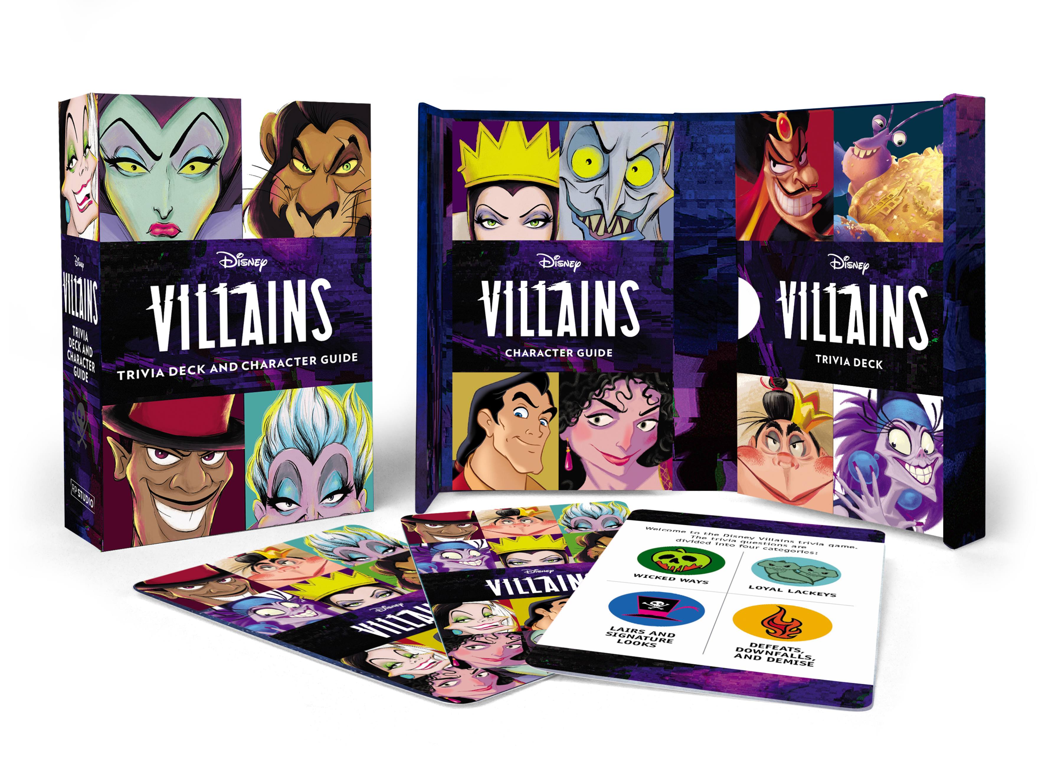 Disney Villains Trivia Deck and Character Guide by Christine Kopaczewski |  Hachette Book Group