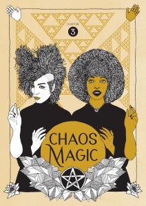 Illustration for "Chapter 3: Chaos Magic" depicting two modern Chaos witches