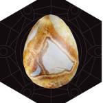 The Septarian card from the "Crystal Grid Deck"