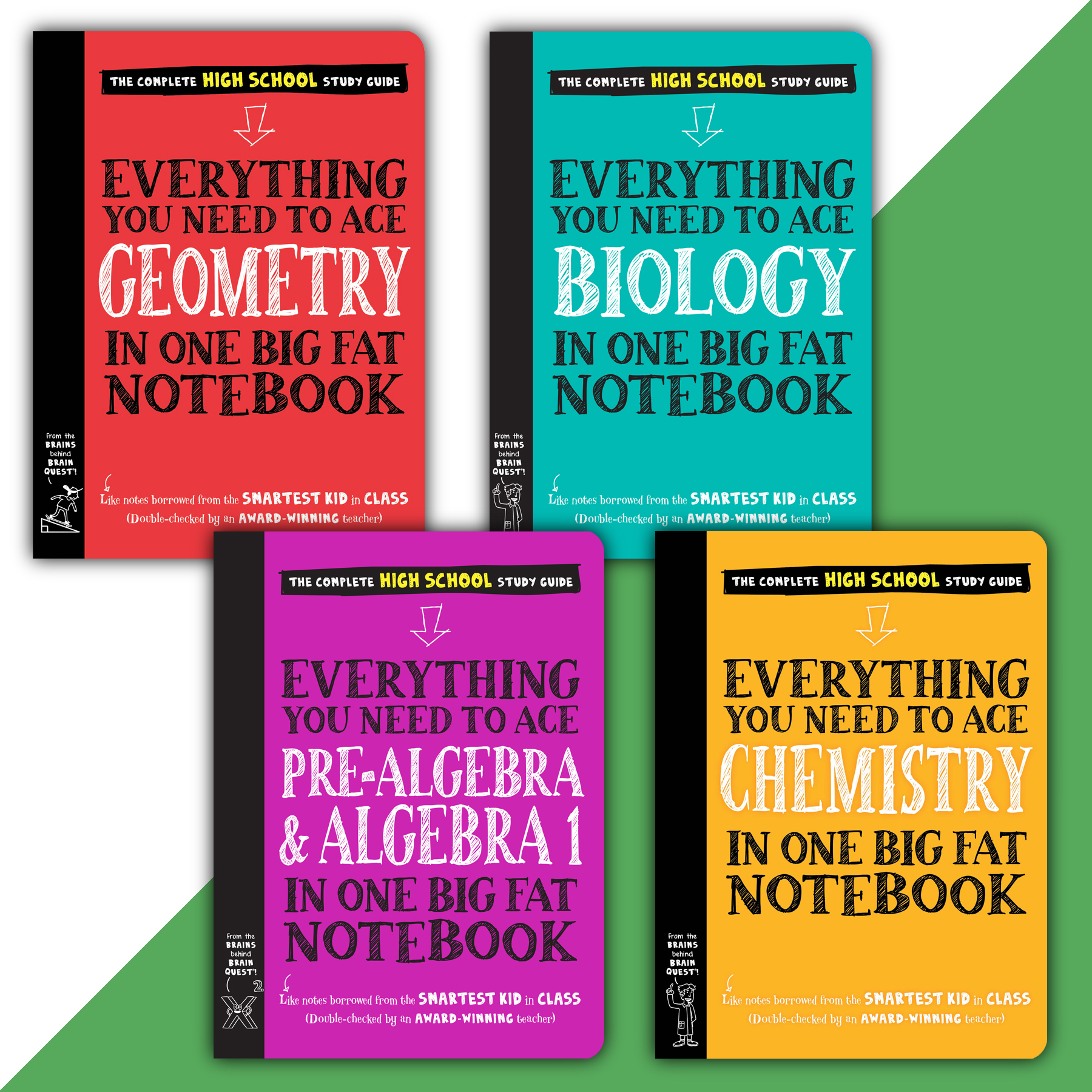 Big Fat Notebook High School 4-book set by Workman Publishing ...