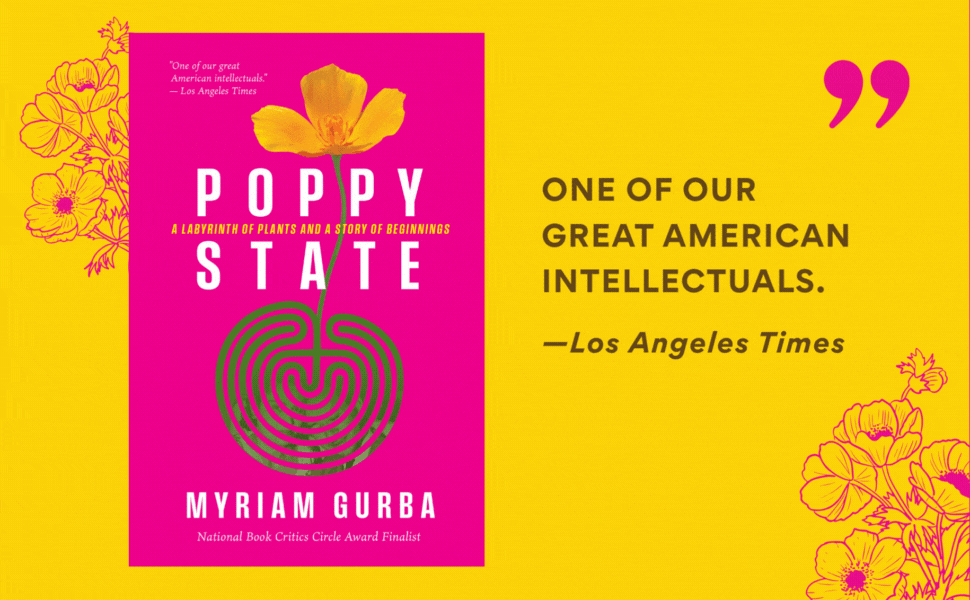 Book cover image of Poppy State by Myriam Gurba with a link to the product page.
