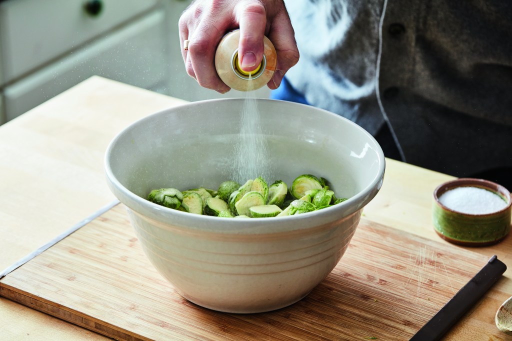 Air fryer brussels sprouts