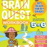 Summer Brain Quest 5&6 workbook cover with illustrated girl wearing an explorer costume holding binoculars
