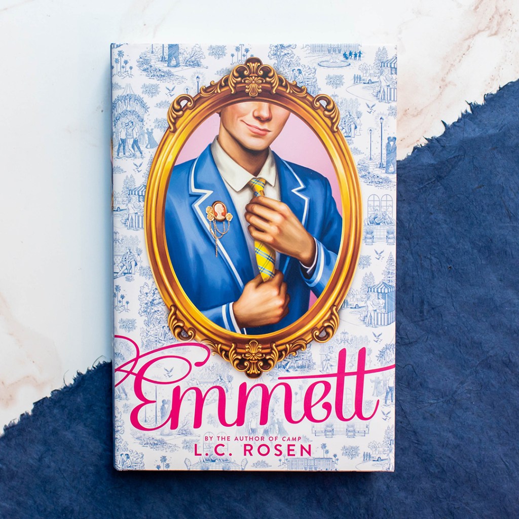 Instagram image of the book 'Emmett' by L. C. Rosen