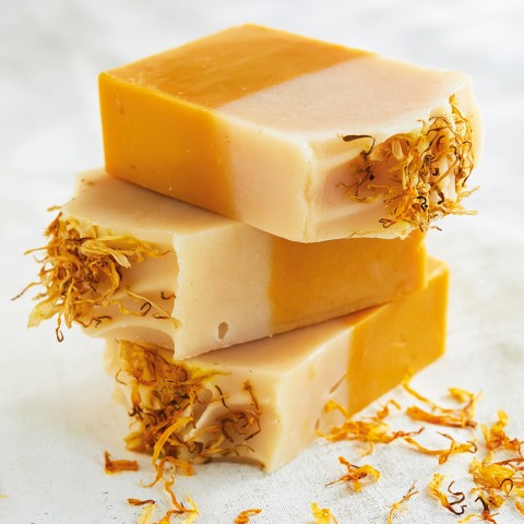 Make Calendula-Infused Buttermilk Soap Bars