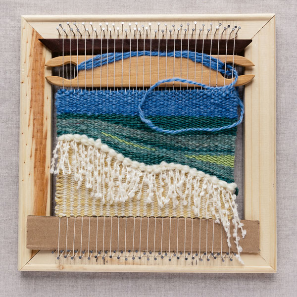 A photo of a catch the wave tapestry.