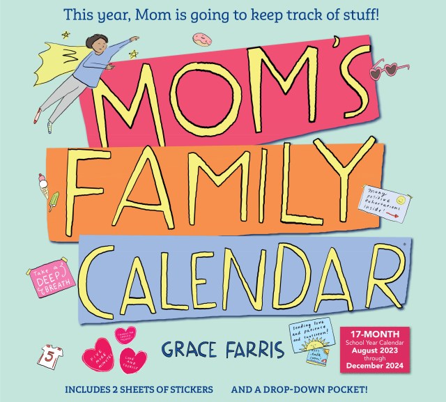 Mom's Family Wall Calendar 2024