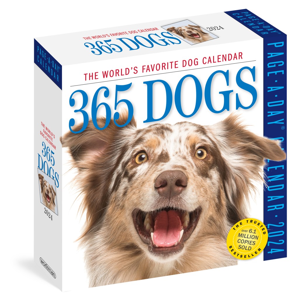 365 Dogs PageADay Calendar 2024 by Workman Calendars Hachette Book