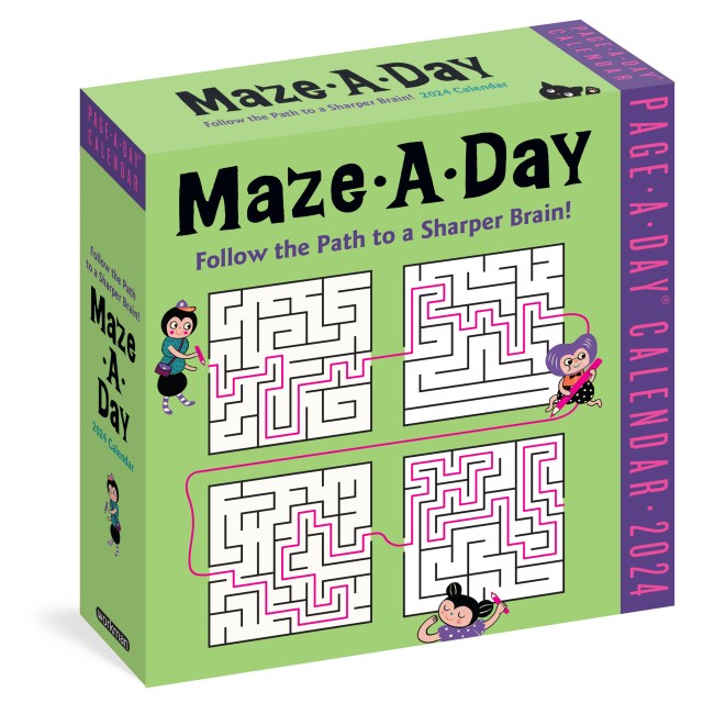 Maze-A-Day Page-A-Day Calendar 2024