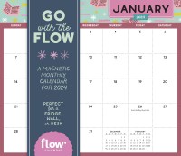 Go with the Flow: A Magnetic Monthly Calendar 2024