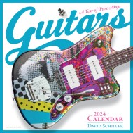 Guitars Wall Calendar 2024