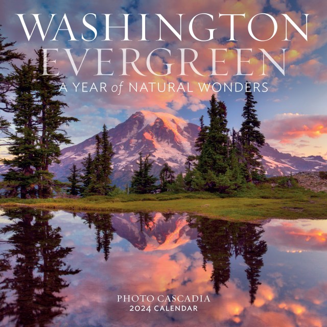 Washington Evergreen Wall Calendar 2024