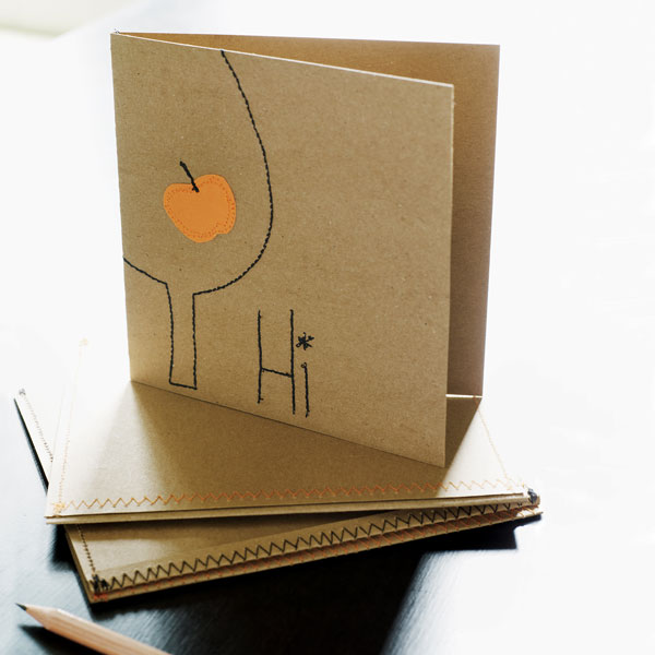How to Sew a Custom-Stitched Card and Envelope