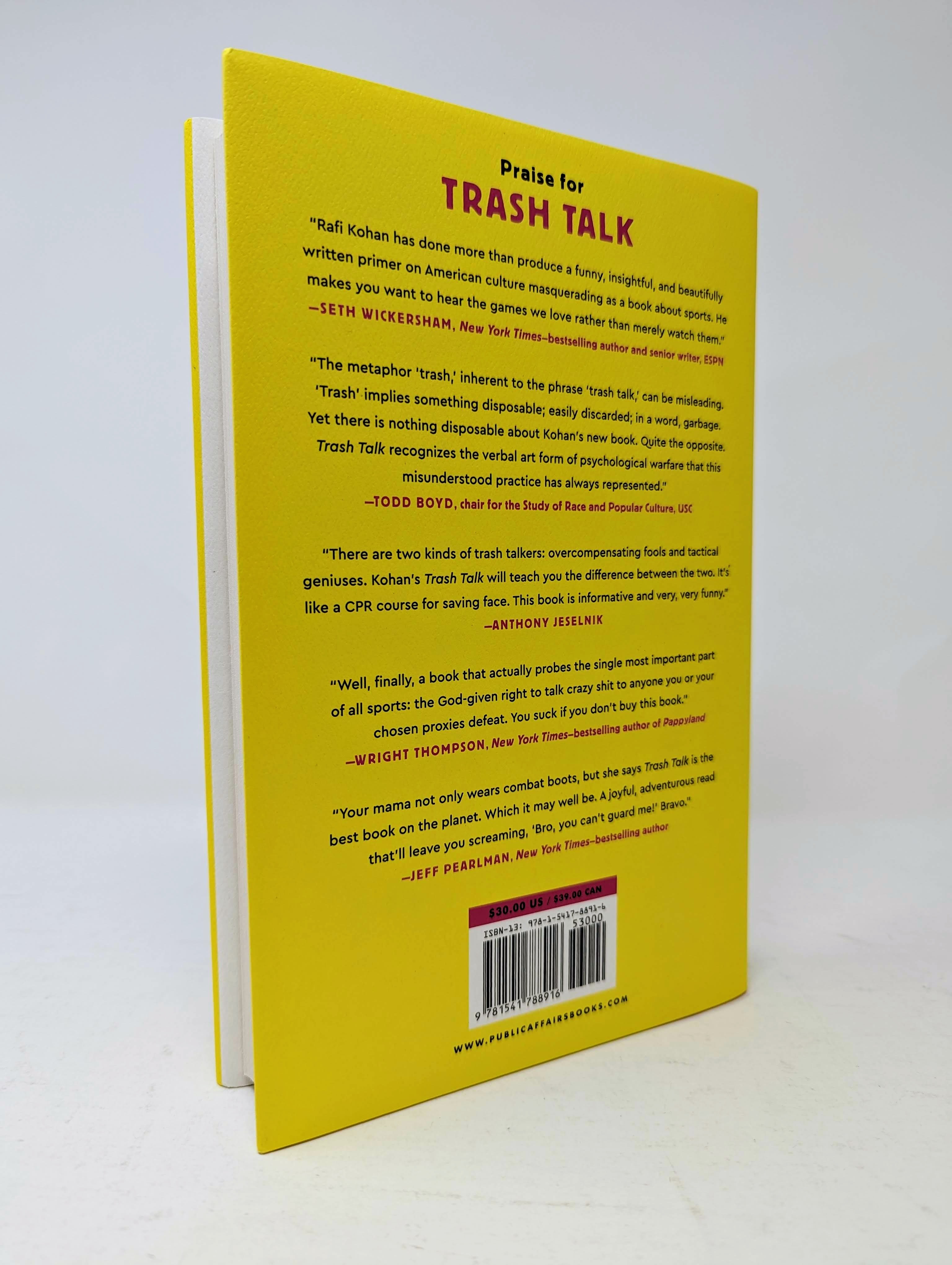 Kohan　Trash　Book　by　Talk　Hachette　Rafi　Group
