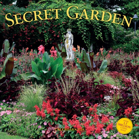 Secret Garden Wall Calendar 2024