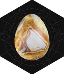 The Septarian card from "Mystic Mondays: The Crystal Grid Deck"
