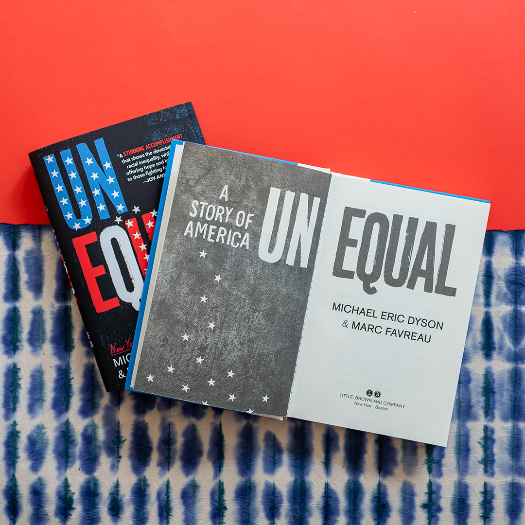 Instagram image of the book "Unequal by Michael Eric Dyson and Marc Favreau