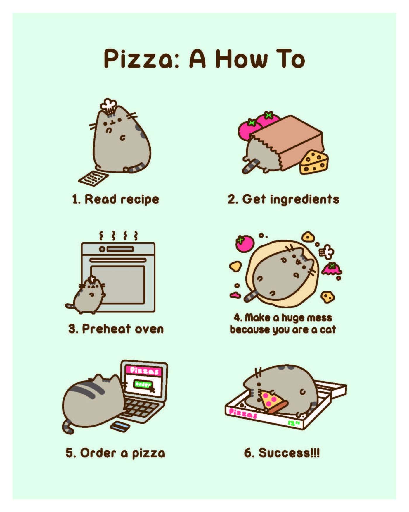 Pusheen Christmas To Do List