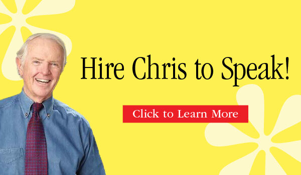 Hire Chris to speak! Click to learn more.