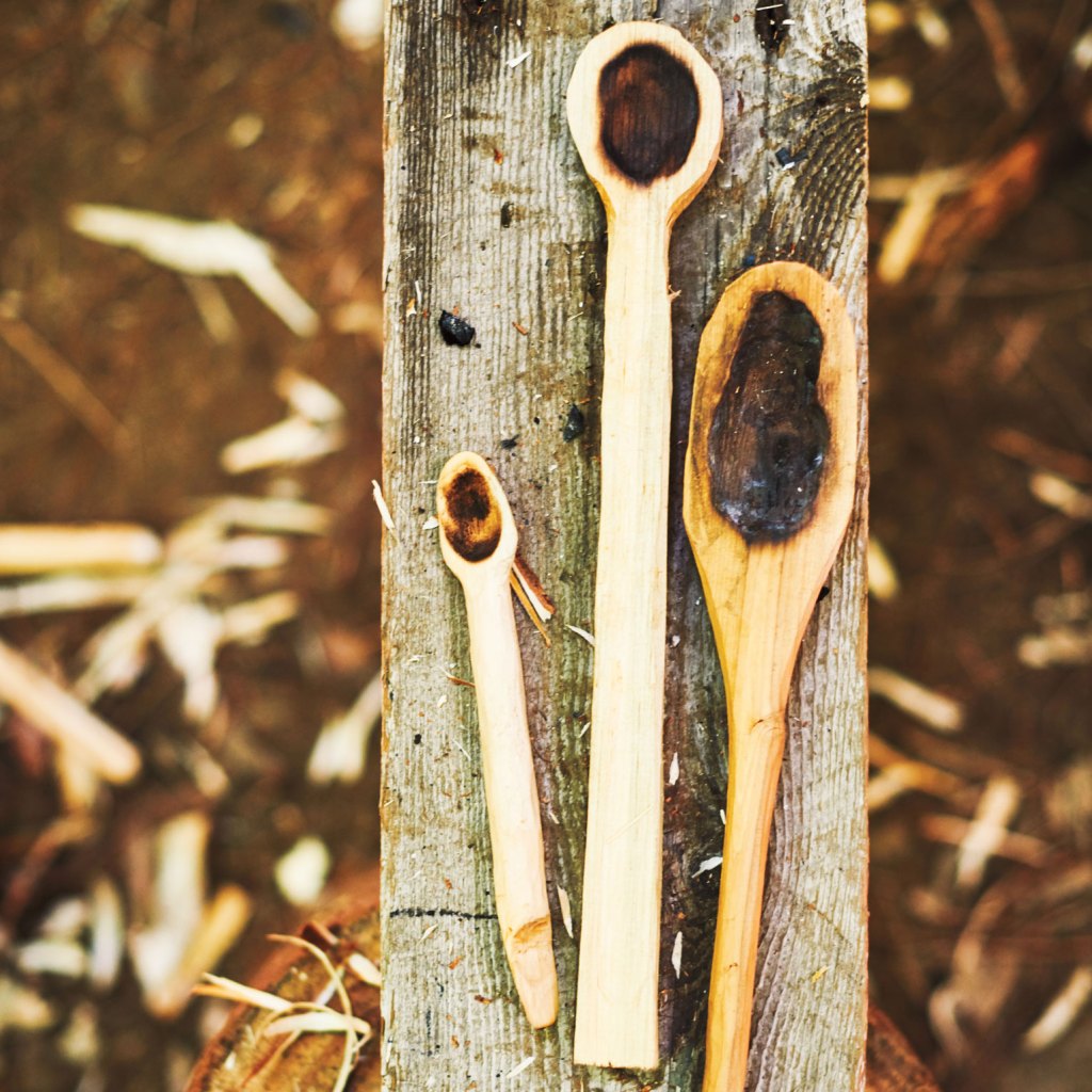 Photo of three wooden spoons.