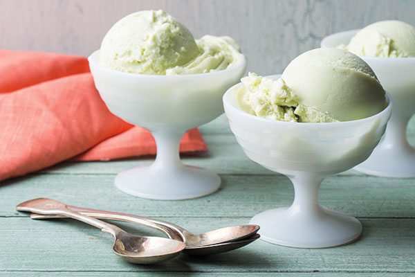 Avocado-Lime Frozen Yogurt