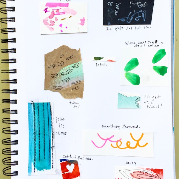 Journal page. Photo courtesy of Emily K. Neuburger.