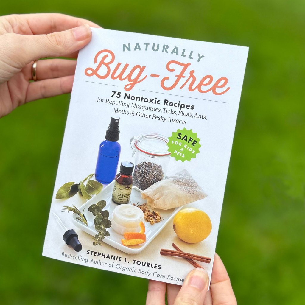 Photo of "Naturally Bug-Free" book cover.
