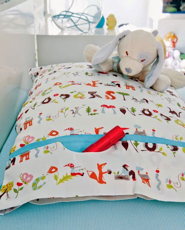 Secret Pocket Pillowcase, designed by Kathy Beymer-excerpted from Little One-Yard Wonders.