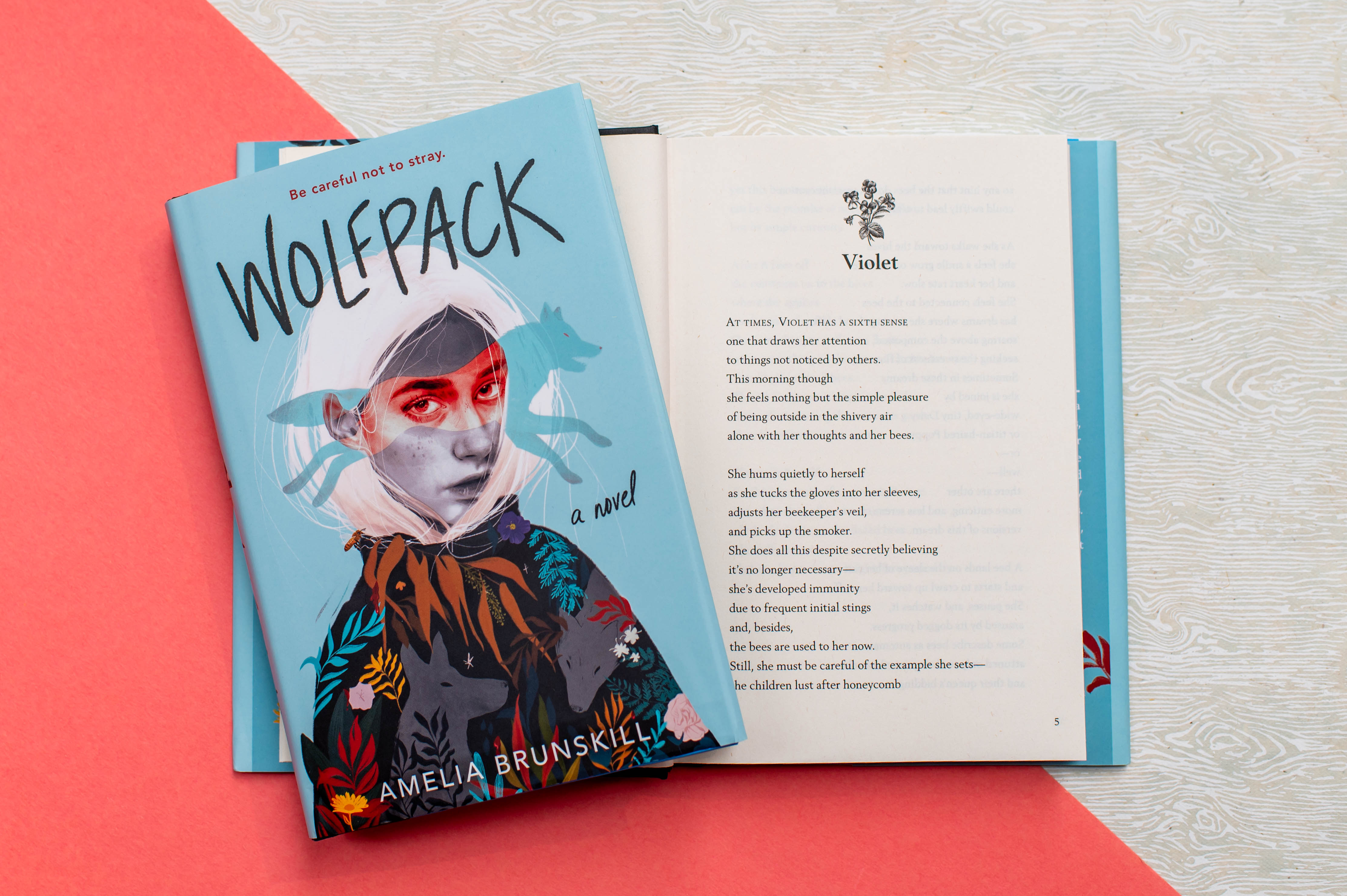 NOVL - Instagram image of the cover of the book 'Wolfpack' by Amelia Brunskill