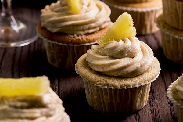 Pale Ale Pineapple Brown Sugar Cupcakes