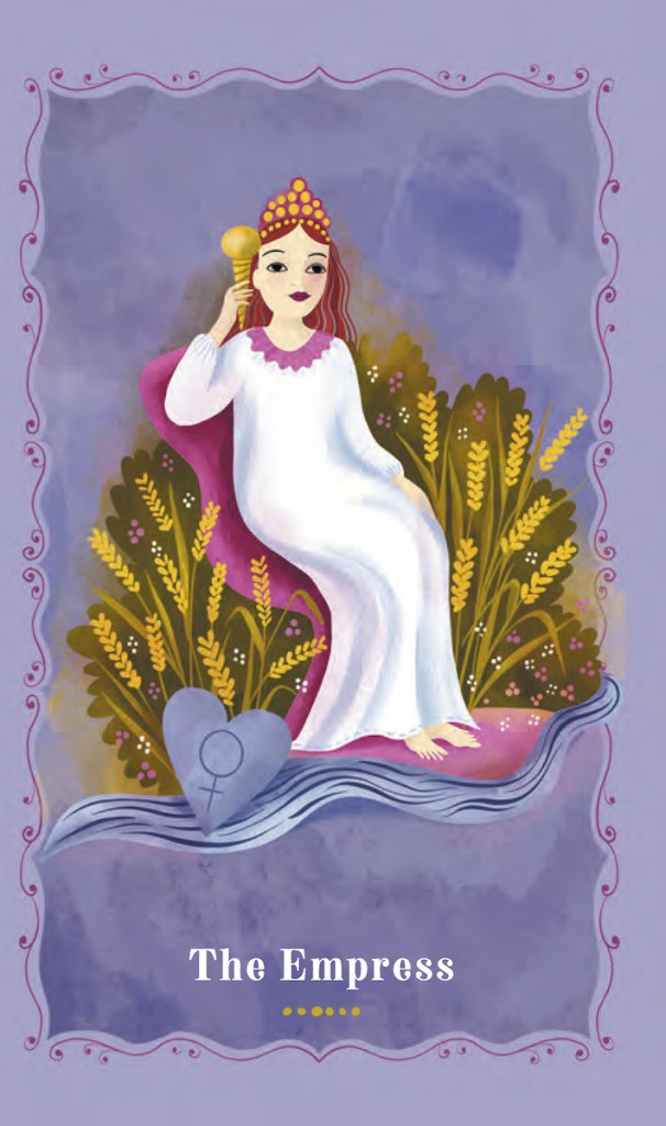 Image of The Empress card from "The Junior Tarot Reader's Deck and Guidebook"
