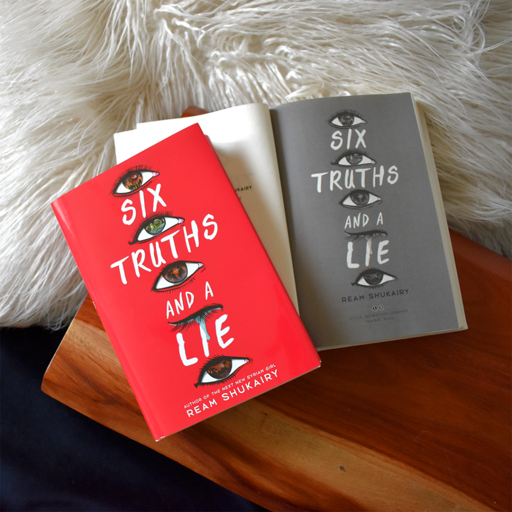 Instagram image of the book "Six Truths and a Lie" by Ream Shukairy