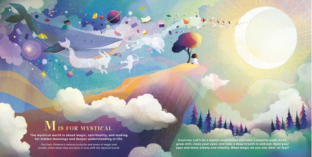 M is for Mystical spread from "M is for Mystical."