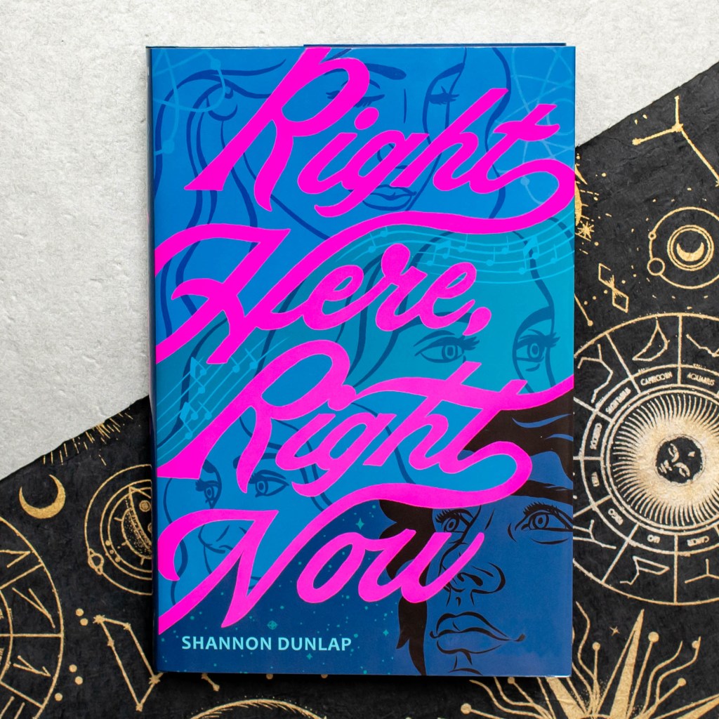 NOVL - Instagram Image of the book "Right Here, Right Now" by Shannon Dunlap