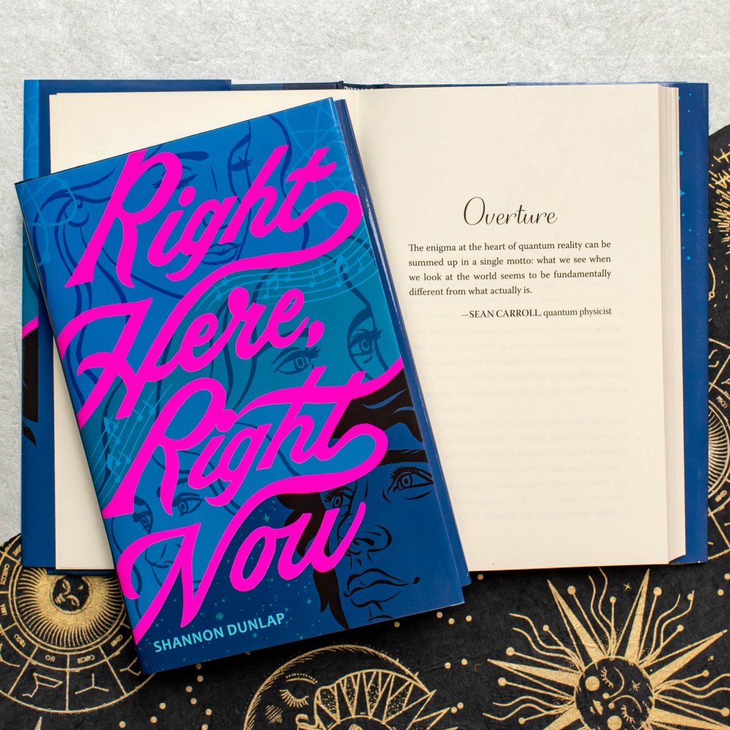 NOVL - Instagram Image of the book "Right Here, Right Now" by Shannon Dunlap
