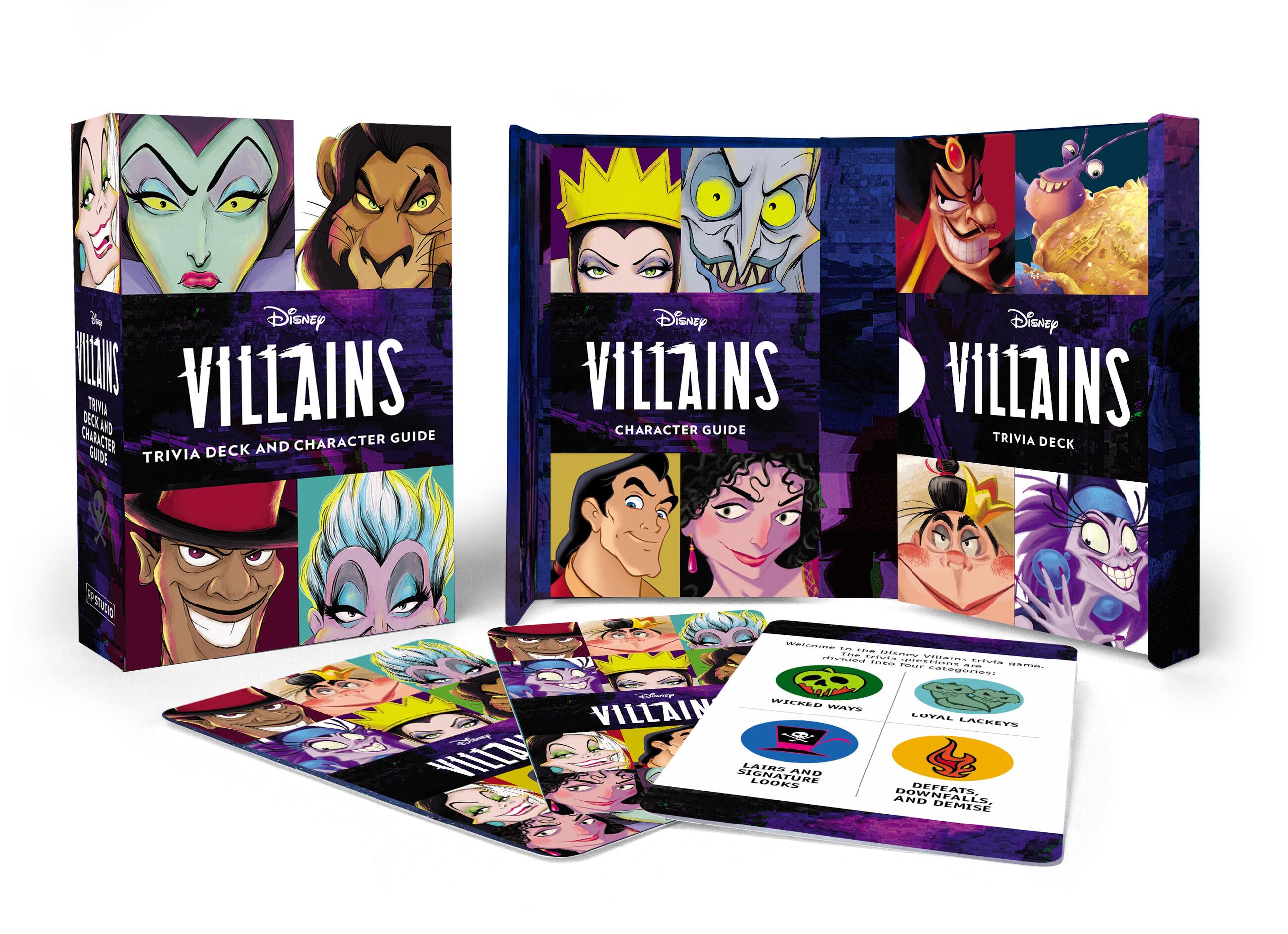 Disney Villains Trivia Deck and Character Guide by Christine Kopaczewski