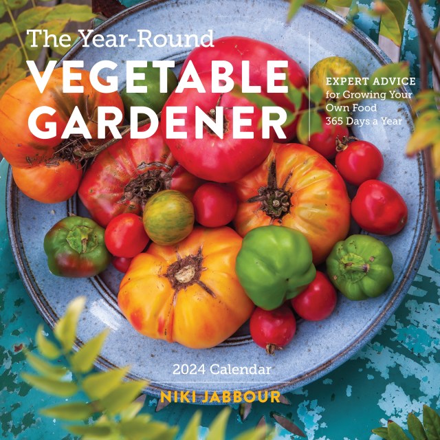 The Year-Round Vegetable Gardener Wall Calendar 2024