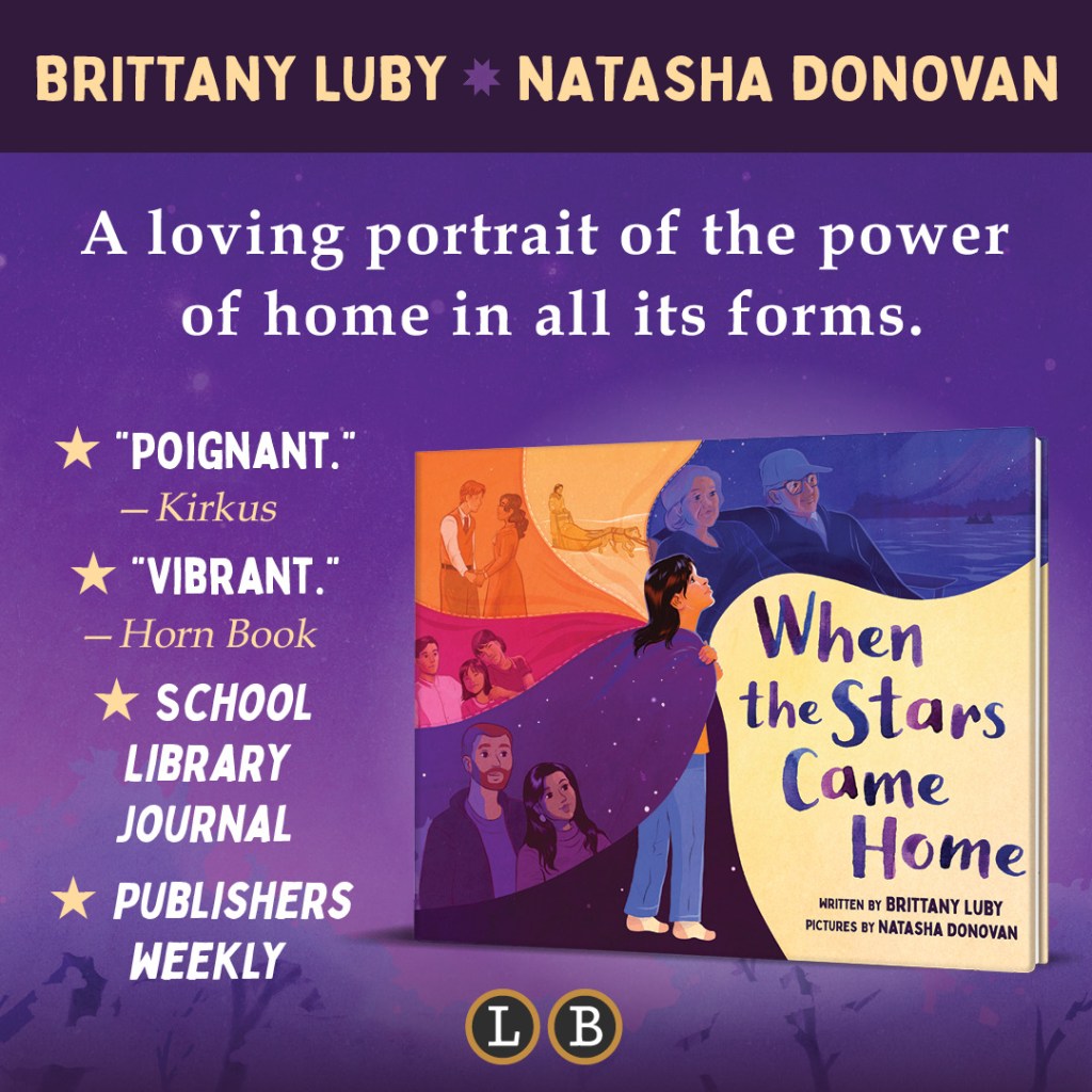 When the Stars Came Home starred review graphic - 4 stars