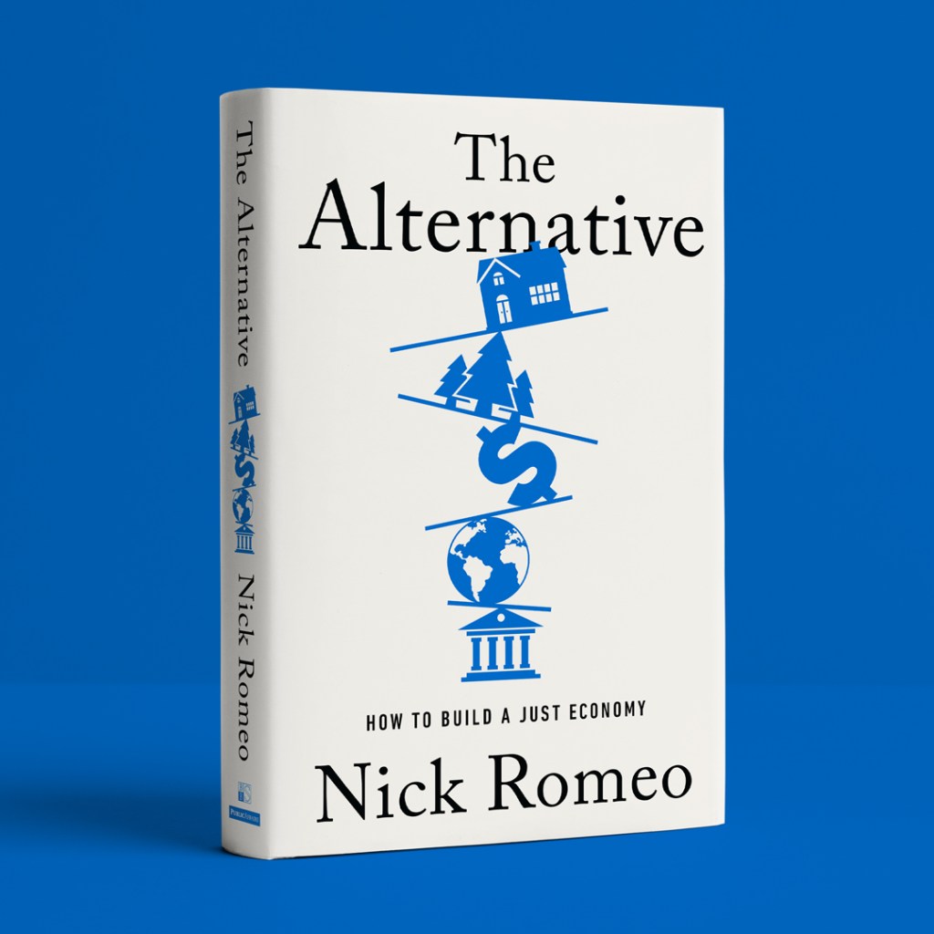 Book mockup of The Alternative