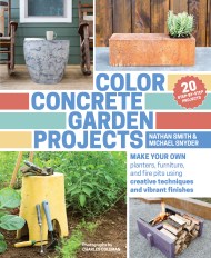 Color Concrete Garden Projects